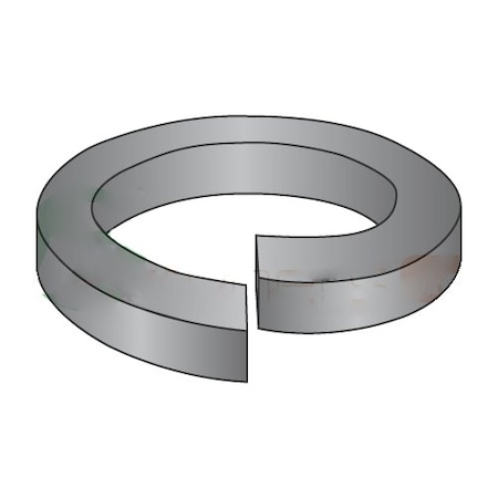 Newport Fasteners Split Lock Washer, For Screw Size #10 Steel, Black Phosphate Finish, 7500 PK 902241